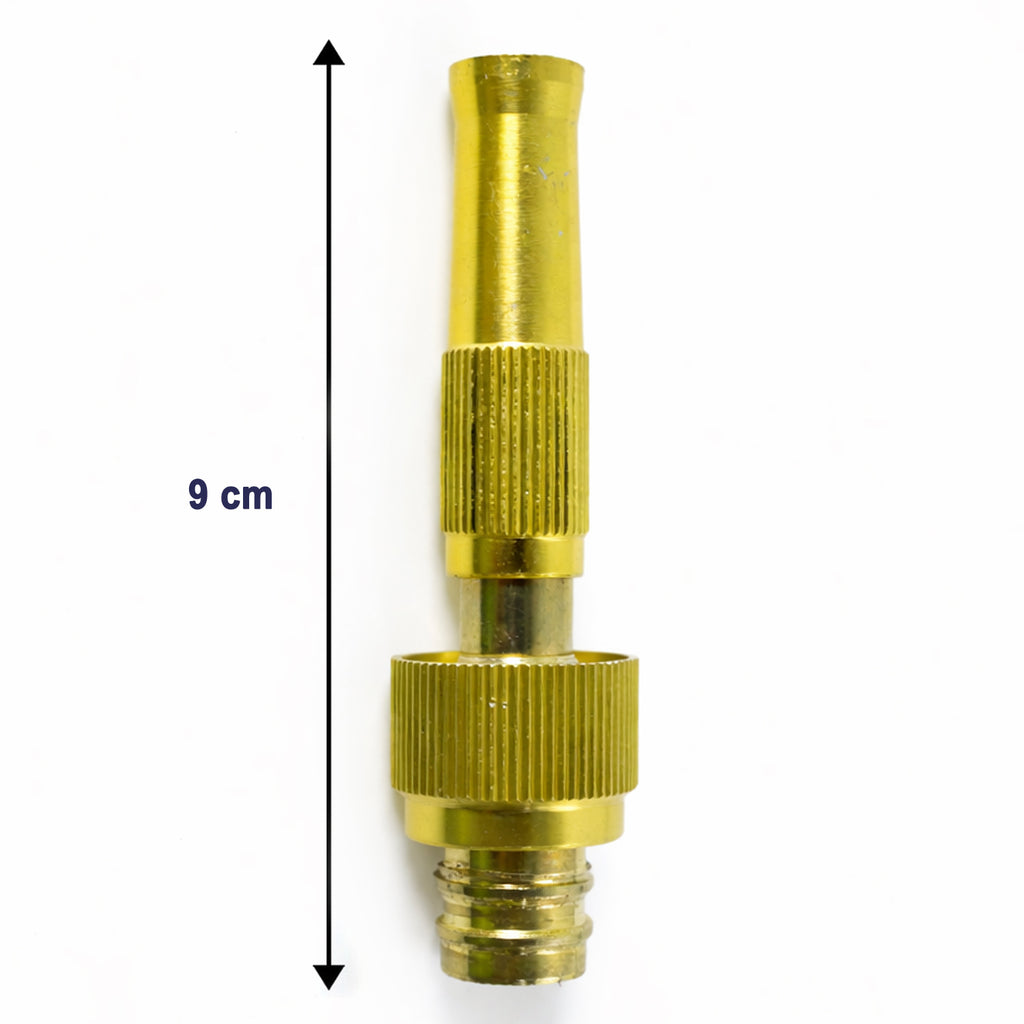 Heavy Duty Brass Garden Hose Spray Nozzle (1 Set)
