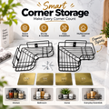 Metal Shower Shelf Shower Shelf Without Drilling (2 Pc) | Easy Install | Maximum Storage | Zero Hassle