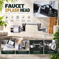 Splash Faucet Filter 1080° Rotating Faucet Sprayer Head | Movable Tap Water Saving Sink Aerator Extender for Bathroom & Kitchen