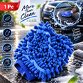Microfiber Wash Mitt / Multipurpose Cleaning Glove for Effortless & Deep Cleaning (1 Pc)